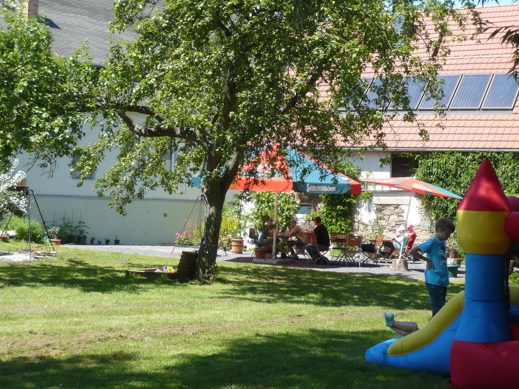 Pension Zum Hirsch Göda Εξωτερικό φωτογραφία